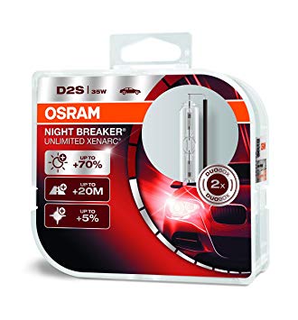 OSRAM Osram xenonová výbojka D2S XENARC NIGHT BREAKER LASER +200% BOX 66240XNB-HCB